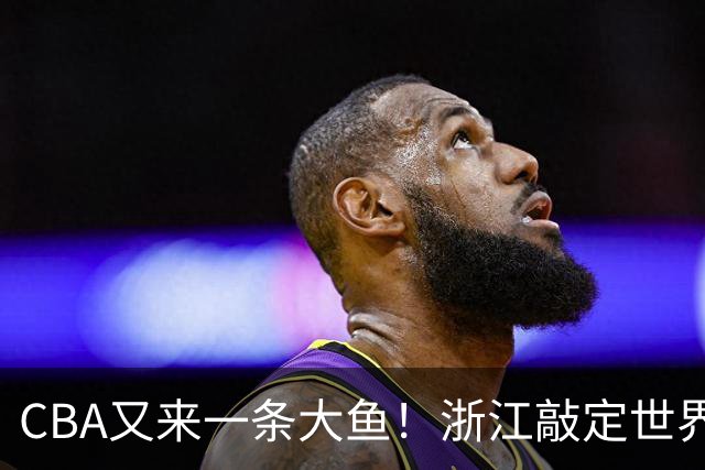 CBA又来一条大鱼！浙江敲定世界杯助攻王，新赛季或掀翻争冠格局
